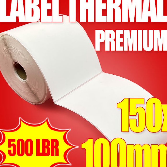 

DSXP1955 [PROMO SALE!!!] Label Thermal 100x150mm Roll / Sticker Label Barcode Isi 500pcs Premium