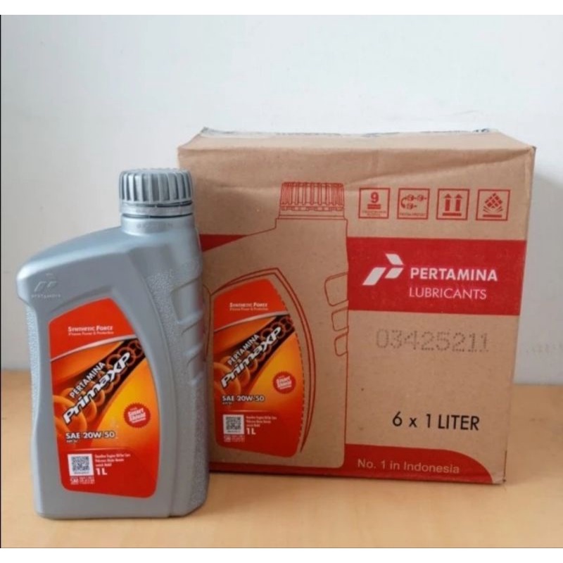 Oli Pertamina Prima XP 20W-50 1L (1dus)