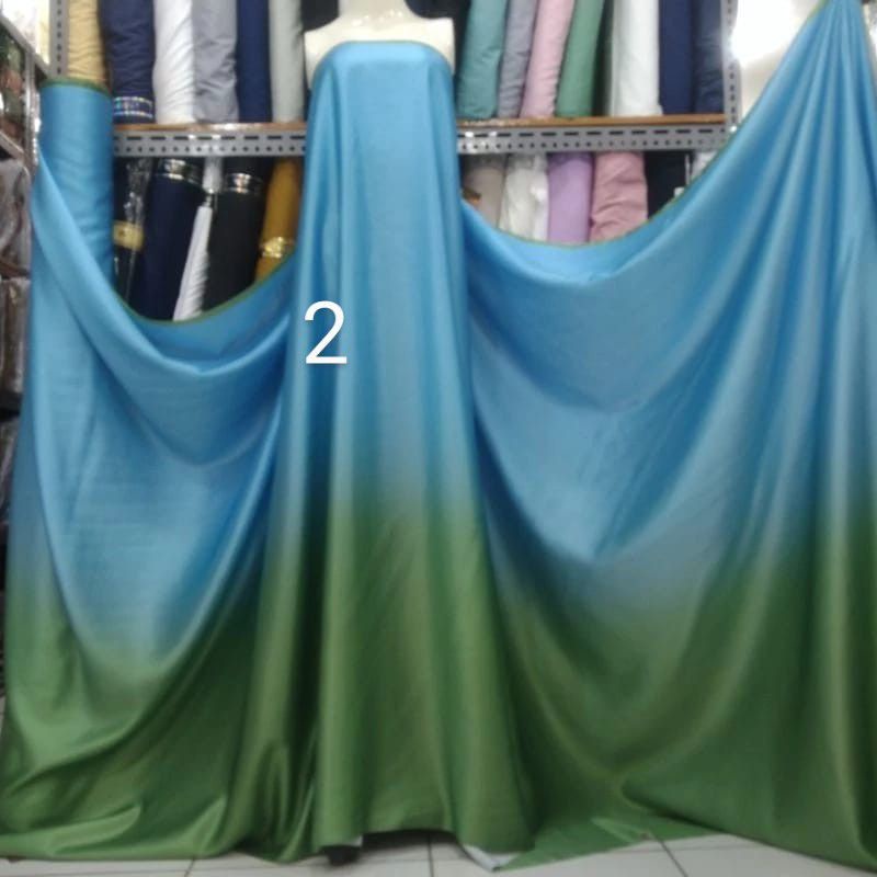 Kain/bahan maxmara silk gradasi