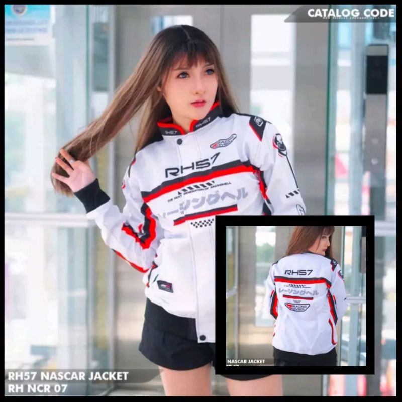 Jaket Racing Hell Bahan Jersey Terbaru Motif Printing
