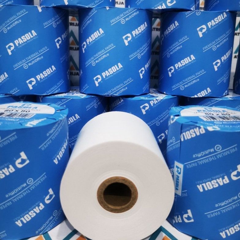 

(AR➤/A☆) Kertas Thermal Struk Kasir 80 x 80 Pasola . Thermal Paper Roll 80x80/ berkualiitas..