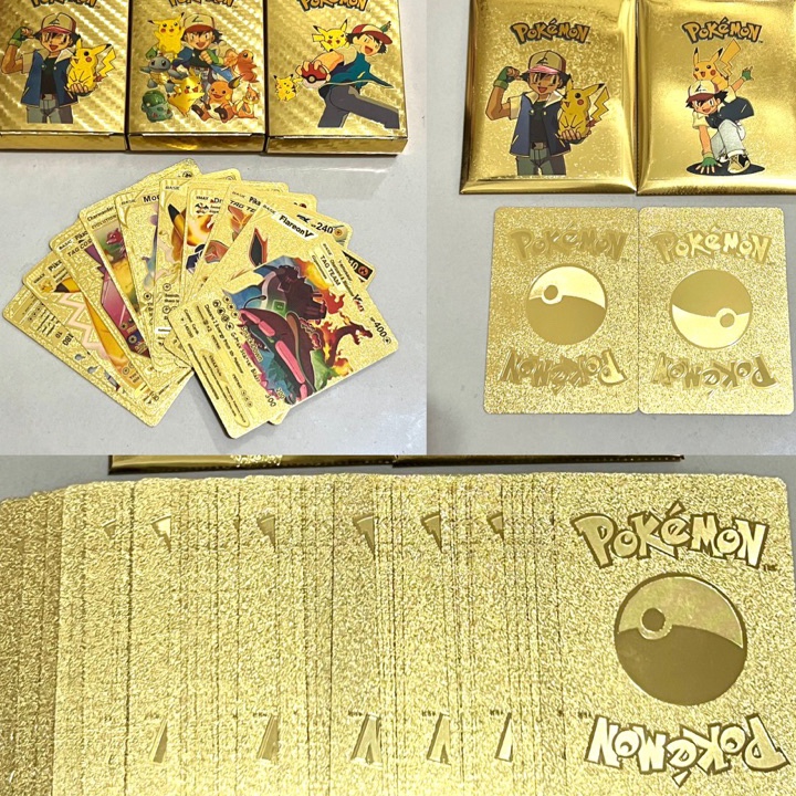 MLKJ1033 MEGA SALE  Pokemon Gold Card / Kartu Pokemon Emas
