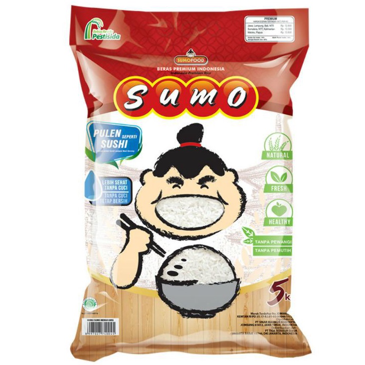 

JFFY4708 DISKON!!!!!!! BERAS SUMO PULEN SEPERTI SUSHI 5KG