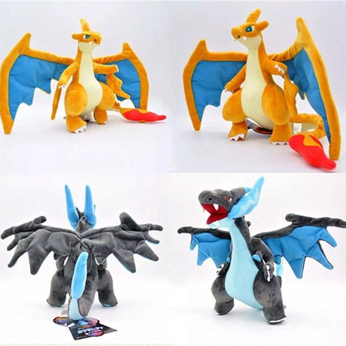 Edisi Mega - Boneka Pokemon Pikachu Mega Charizard / Boneka Charizard