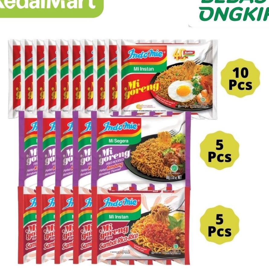 

YCGD9459 STOK SIAP 【COD Paket Bundling Indomie Goreng