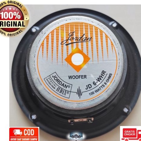LUL635 AUDAX Speaker 6 Inch AUDAX JORDAN JD 6 WHR 100 Watt Woofer ORIGINAL **