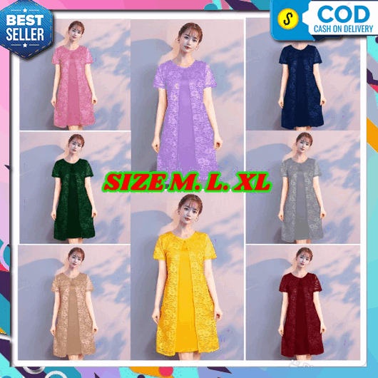 Dress Wanita Terbaru 2023 Atasan Cwe Anggun Elegant Gaun Wedding Outfit Aesthetic Vintage Longdres C