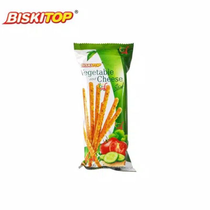 

Biskitop Vegetable and Cheese Stick 50 Gram Biskuit