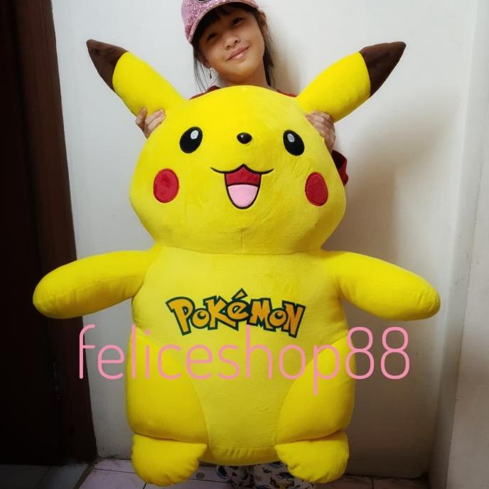 boneka pokemon pikachu super besar jumbo