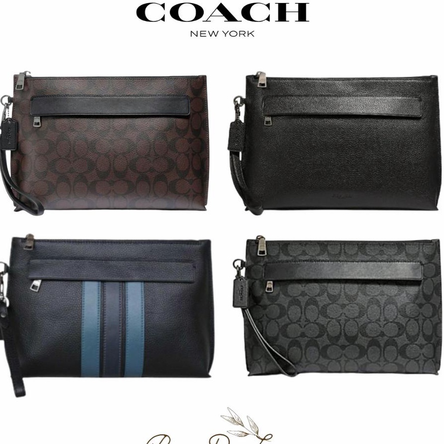*Termurah* Coach Men Clutch Bag Original F29508 F28614 F32162 F31514 Tas Pria