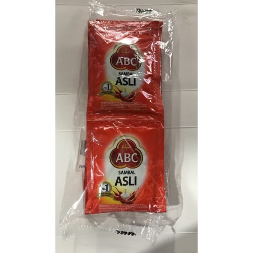 

ABC Sambal Asli 10 Pcs @15 g per Sachet Saos Saus