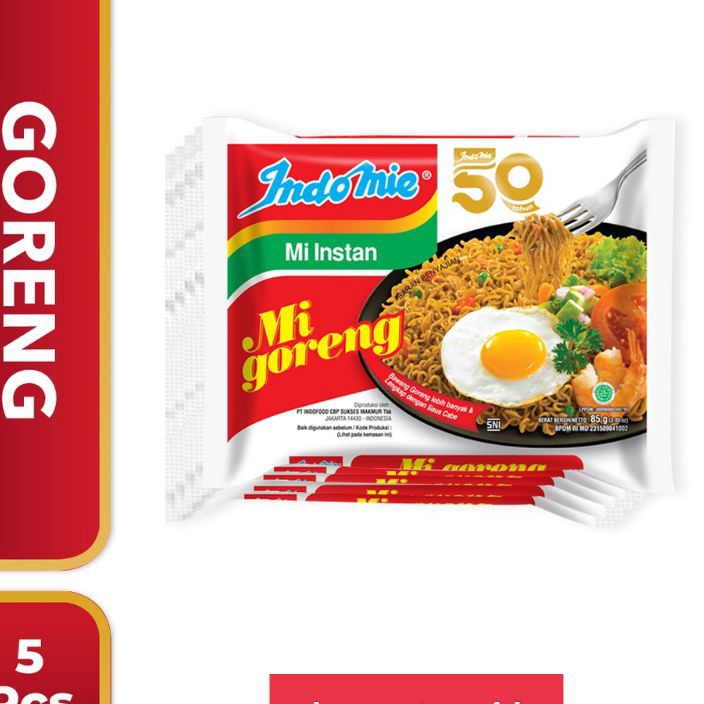 

VGDJ7743 PALING AMPUH>>> Indomie Goreng 5 pcs