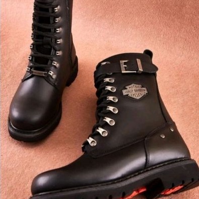Harley davidson boots wanita gladis black original