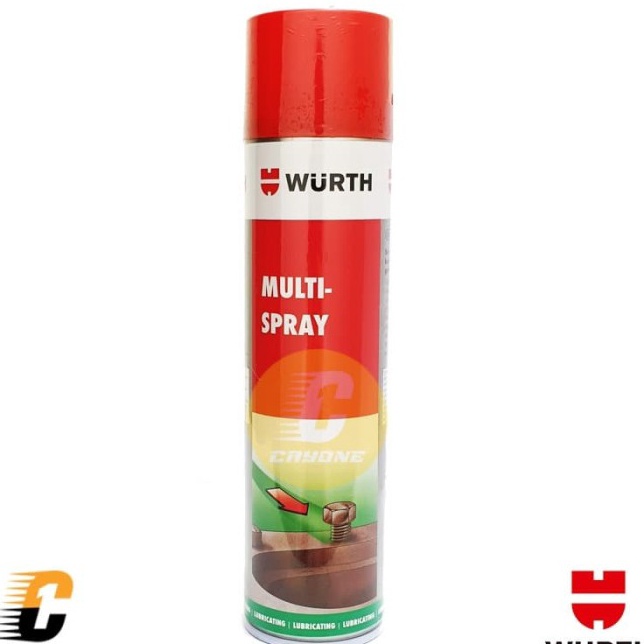 Hot Wurth Multispray - Pelunak karat, Pelumas dan Perlindung dari korosi