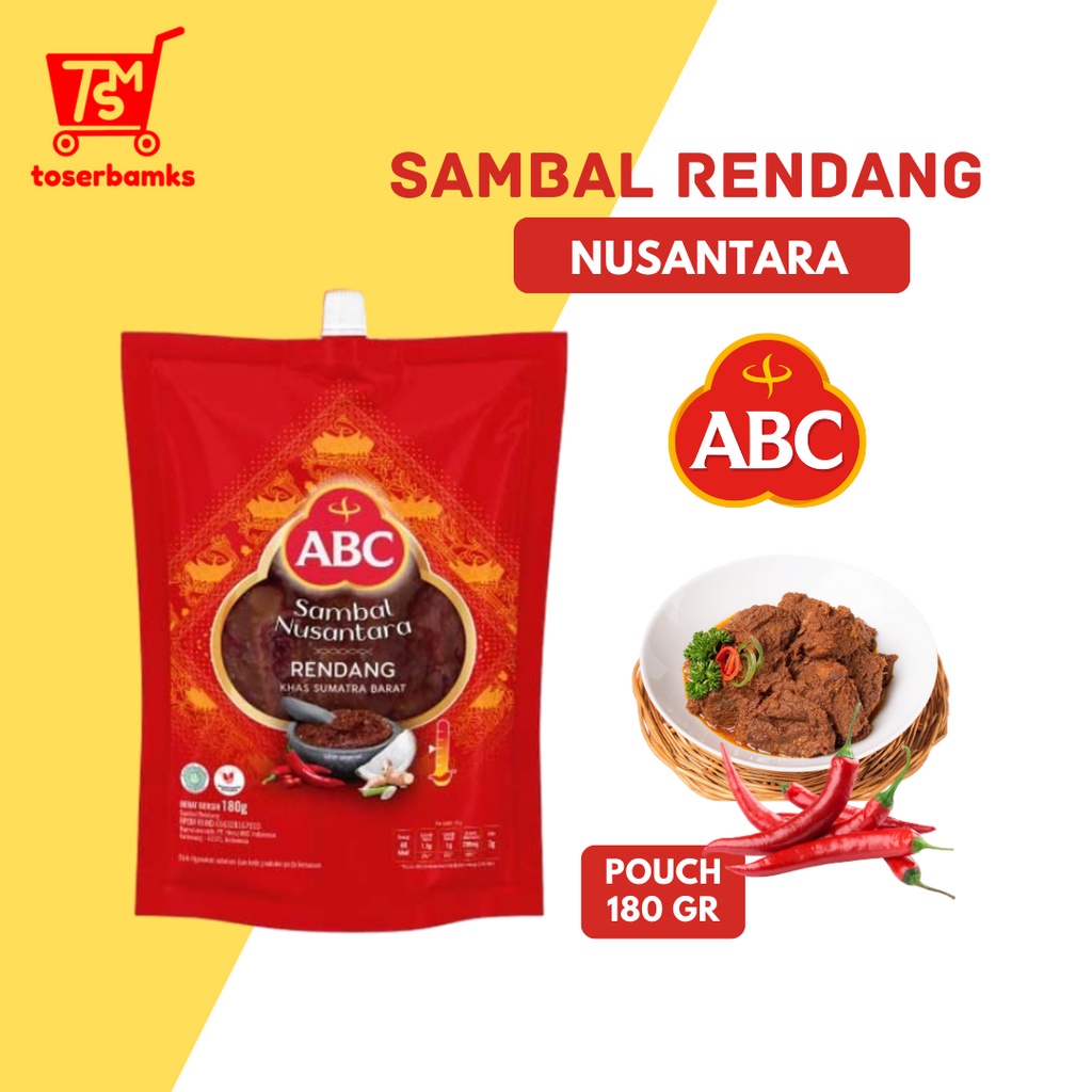 

Abc Sambal Rendang Pouch 180 Gr