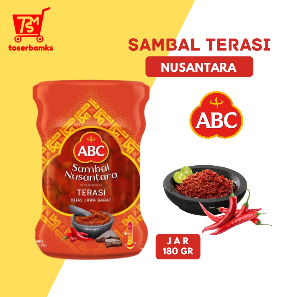 

Abc Sambal Terasi Jar 180 Gr