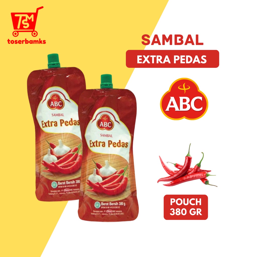 

Abc Sambal Extra Pedas Pouch 380 Gr