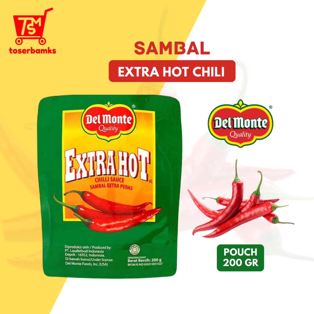 

Delmonte Extra Hot Chili Pouch 200 Gr