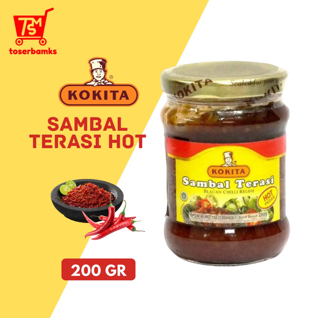 

Kokita Sambal Terasi Hot 200 Gr