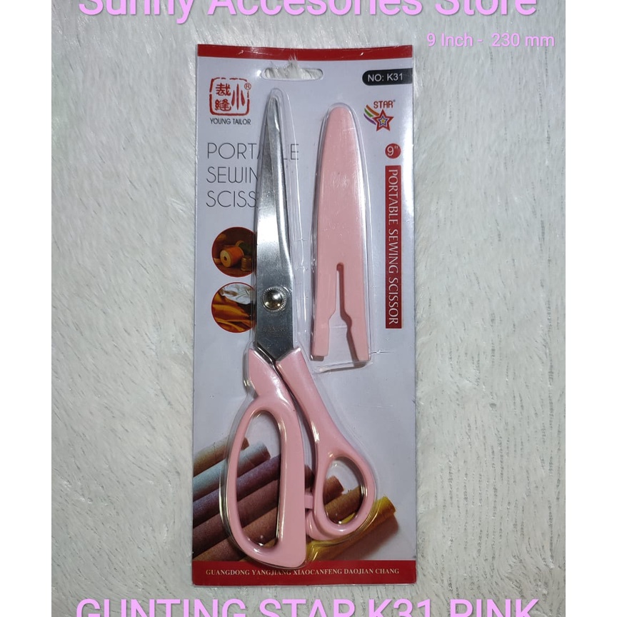 

YYCX2635 DiSkon !! Gunting Kain Star K31 - K30 Original Product *Warna Random*