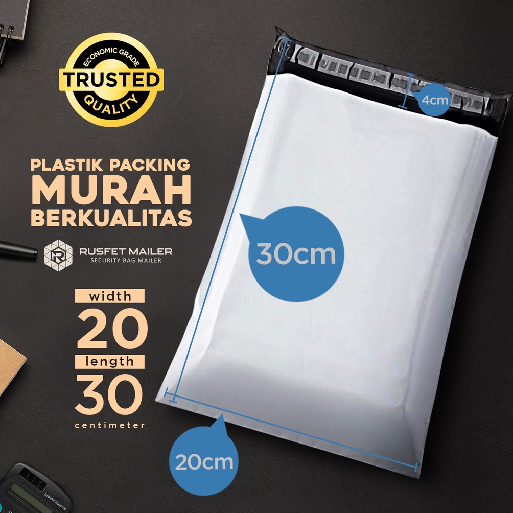 

Laris AMPLOP PLASTIK POLIMAILER POLYMAILER PACKING ONLINE PUTIH POLOS MURAH RUSFET 20X30 83