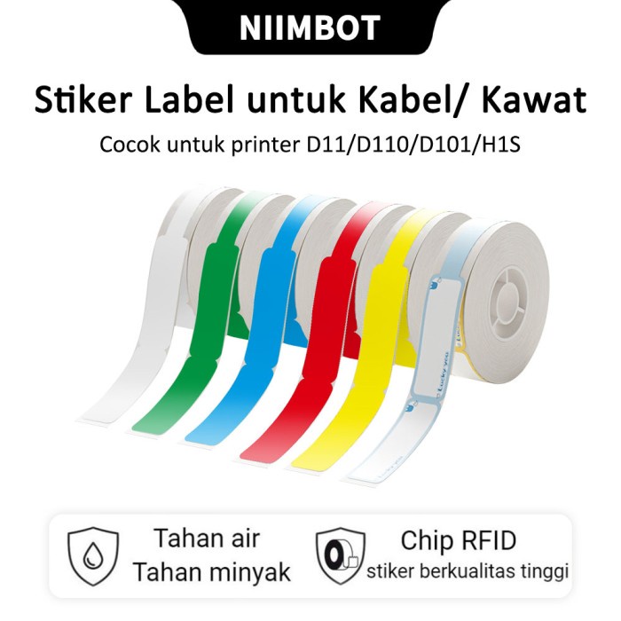 

Niimbot D101 Wire Label Stiker Jaringan Kabel Printer