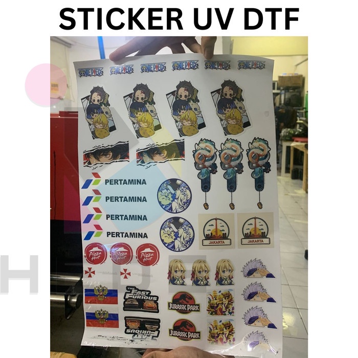 

Terlaris Sticker Uv Dtf/ Decal Kering