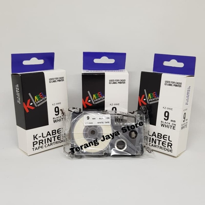 

K-Label Printer Tape Catridge For Casio 9Mm Kz-9We Label For Casio 9Mm