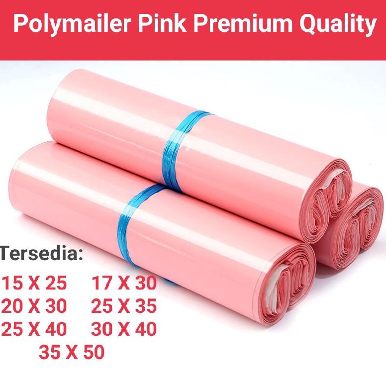 

✢Terbaru✣ Polymailer Bag/Plastik Polymailer Pink/Plastik Online shop/Polymailer Warna S38