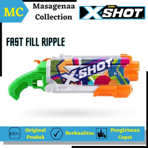 Mainan Tembak Tembakan Pistol Pistolan Air Zuru X Shot Xshot Water Fast Fill Skins Pump Action Water