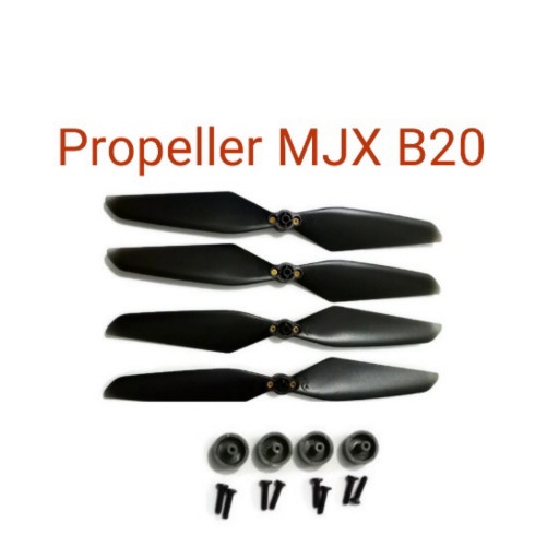 NEW SERIES 4 BUAH PROPELLER BLADE MJX B20 EIS BALING-BALING ORI KUALITAS TINGGI ORIGINAL