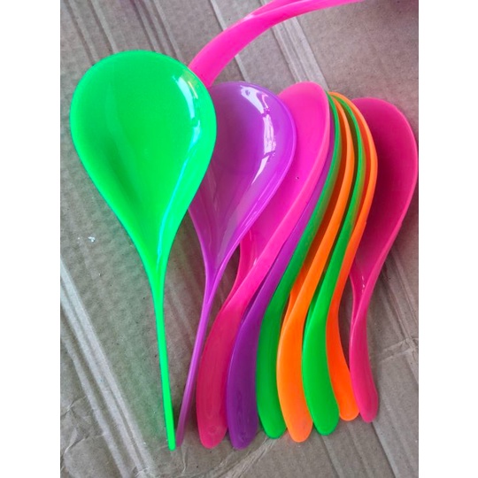 SENDOK CENTONG ENTONG NASI PLASTIK TEBAL WARNA / SOUVENIR / CENTONG SAYUR / ENTONG NASI ANTI LENGKET