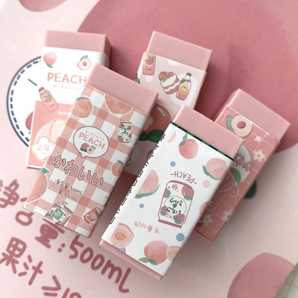 

Termurah 1 Set 5 Pcs Penghapus Pensil / Pencil Eraser / Penghapus Lucu 1 Set Bs Ktl