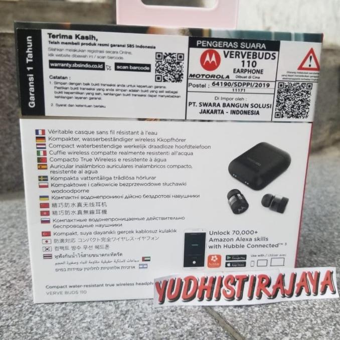 Motorola Verve Buds 110 Bluetooth Original True Wireless Headset