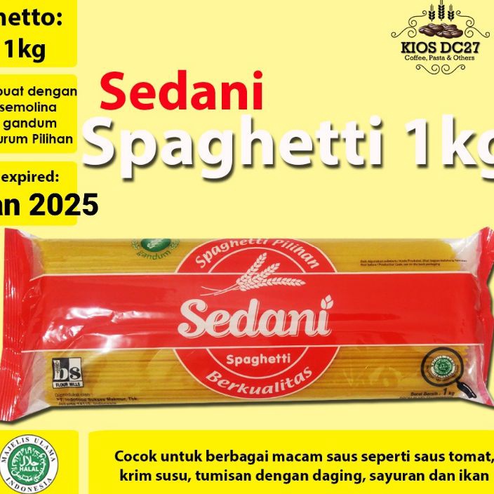 

KTLV3253 [PROMO MURAH!!!] Sedani Spaghetti 1kg - Spageti Sedani