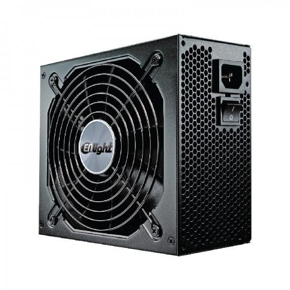Power Supply Enlight 600W 80+ BRONZE - Black Silver Edition