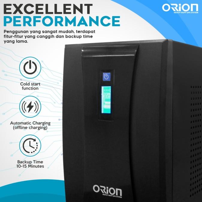 UPS Uninterrupted Power Supply Orion Vortex V-3000 3000VA 1300W Line Interactive