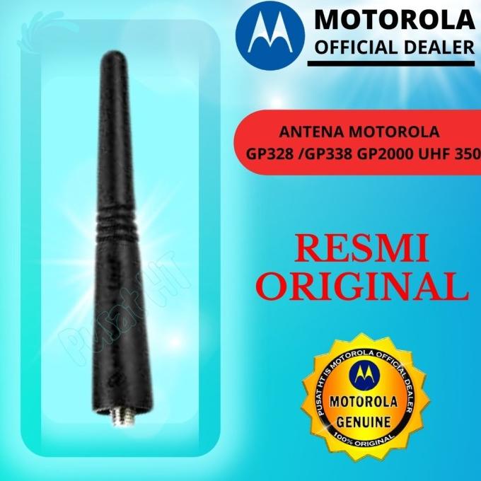ANTENA HT MOTOROLA GP328 / GP338 / GP2000 UHF 350 PMAD4009A ORI RESMI