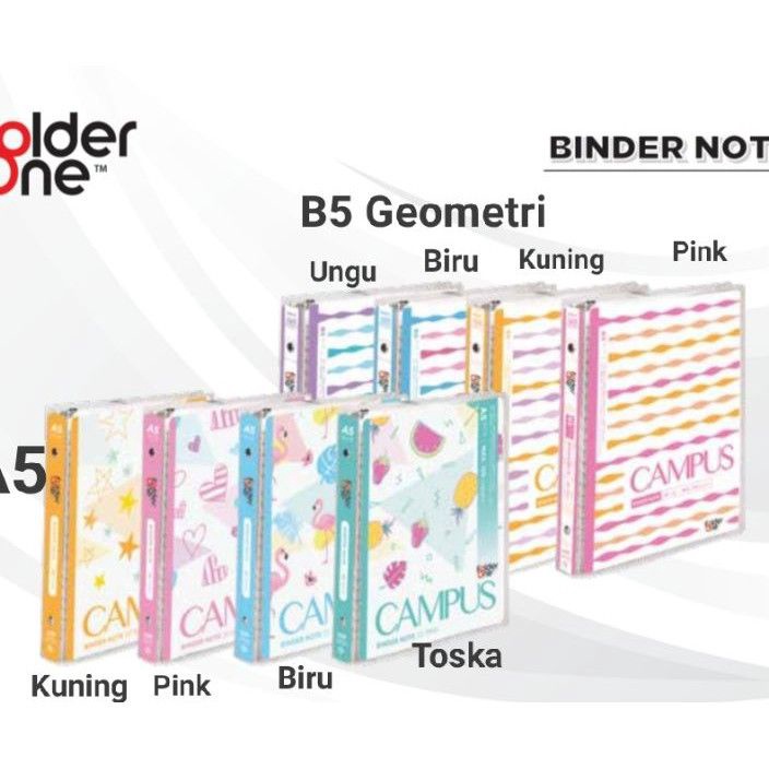 

RXYT8272 Terlaku... Binder Note B5 Folder One / Buku Note ( Ring Loose Leaf )