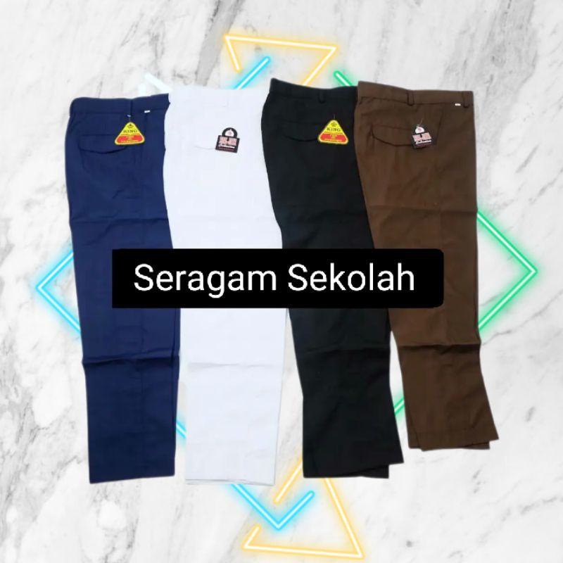 Celana Panjang SMP Laki-laki Seragam Sekolah