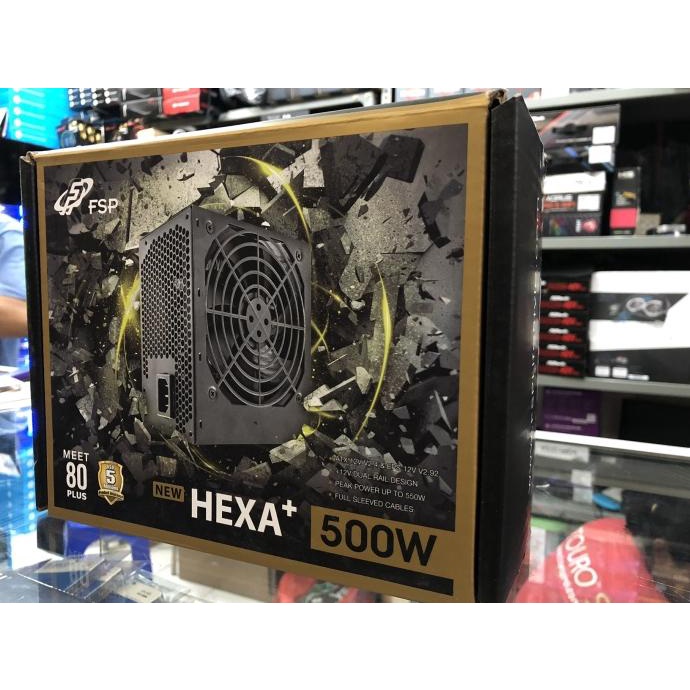 PSU / POWER SUPPLY FSP HEXA 500W 80+II PURE RESMI