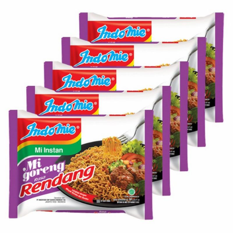 

(10 bungkus)Indomie goreng rasa rendang 10 pcs!!