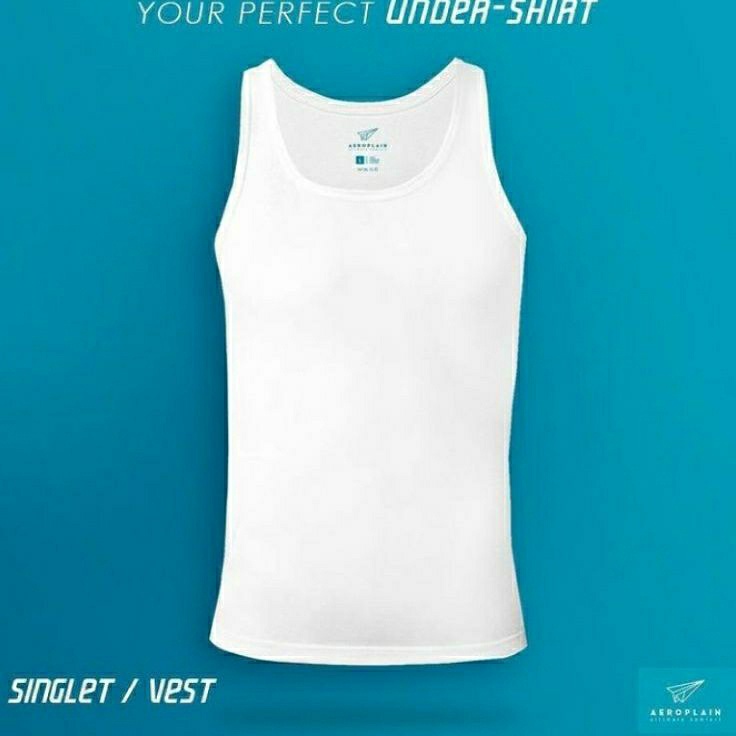 Limited ProductZz6Z0 [SORTIRAN PABRIK TERRY PALMER GROUP] KAOS DALAM AEROPLAIN  SOFT COTTON 1000% AD