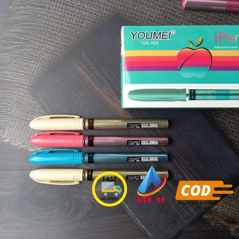 

Termurah Youmei - New I Pen X/Pulpen Gel Hitam/Gel Apel 0,5Mm/Pulpen Murah/Ipen X/Apel