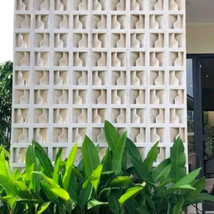 Pilih Ini roster minimalis/loster beton motif petir putih