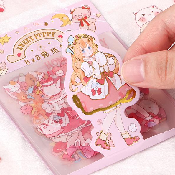 

Murah 1 Set 20 Lembar Sticker Motif Princess And Puppy Kawaii Dekorasi Buku, Jurnal, Handphone Dll / Sticker Dekorasi Motif Princess Dan Puppy Bs Kkt