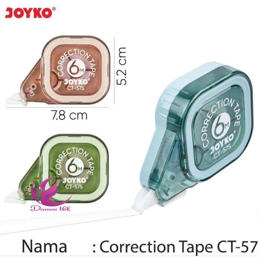 

Correction Tape Joyko Ct-575 6m (1pcs)