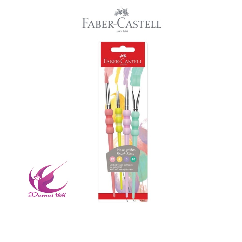 

Faber-Castell Grip Brush Kuas Set 4