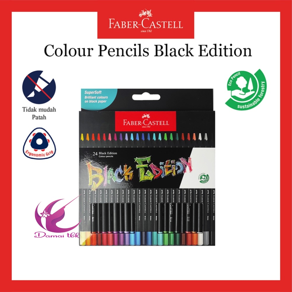 

Pensil Warna Faber Castell Black Edition 24 Warna