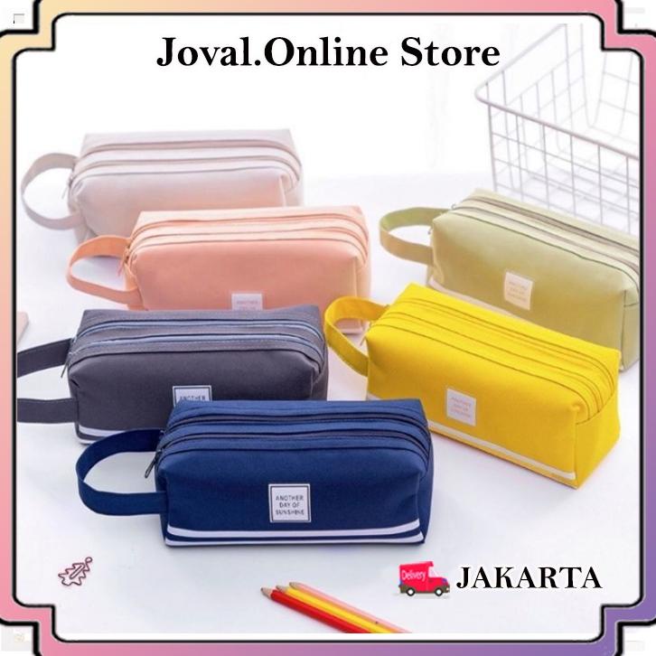 

Trending Tempat Pensil Besar 2 Resleting Motif Minimalis